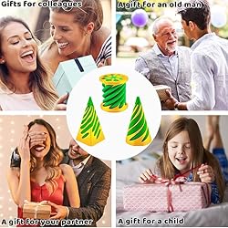 ajitxalr 3 Packs Impossible Cone,Spiral Cone Fidget