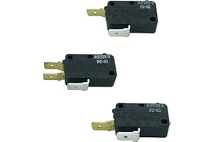 LONYE W10727360 & W10269458 & W10269460 Microwave Door Switch Replacement for Whirlpool Microwave SZM-V16-FC-61 SZM-V16-FC-62 SZM-V16-FC-63