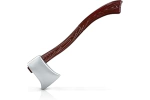 DAYSTART Fake Axe Prop for Adults Costume Accessory, Lumberjack Cosplay Axe with Detachable Handle