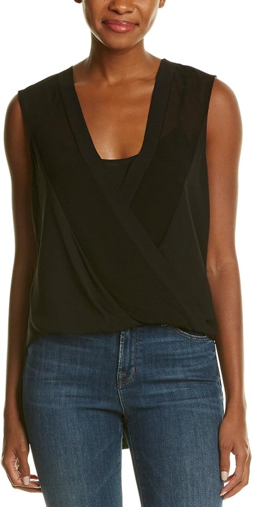 high low wrap top