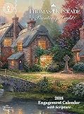 Thomas Kinkade Painter of Light with Scripture 2018 Engagement Calendar by 