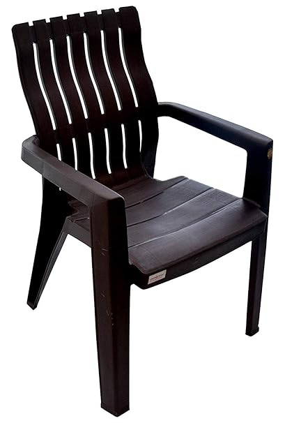 Varmora Lumbo Chair (Set of 2) (Dark Brown Colour)