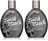 Millenium Tanning 2 Piece Millennium Solid 100X Indoor Dark Bronzing Lotion Tanning Bed, Black, 13.5 Oz each.