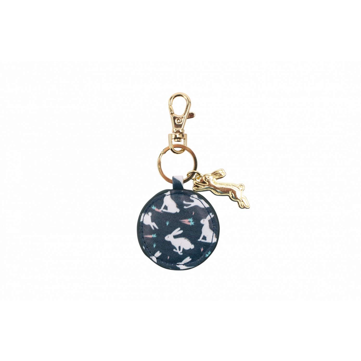 Wild Thoughts Rabbit Wild Life Keyring Key ring with Rabbit Charm and Bag Clip