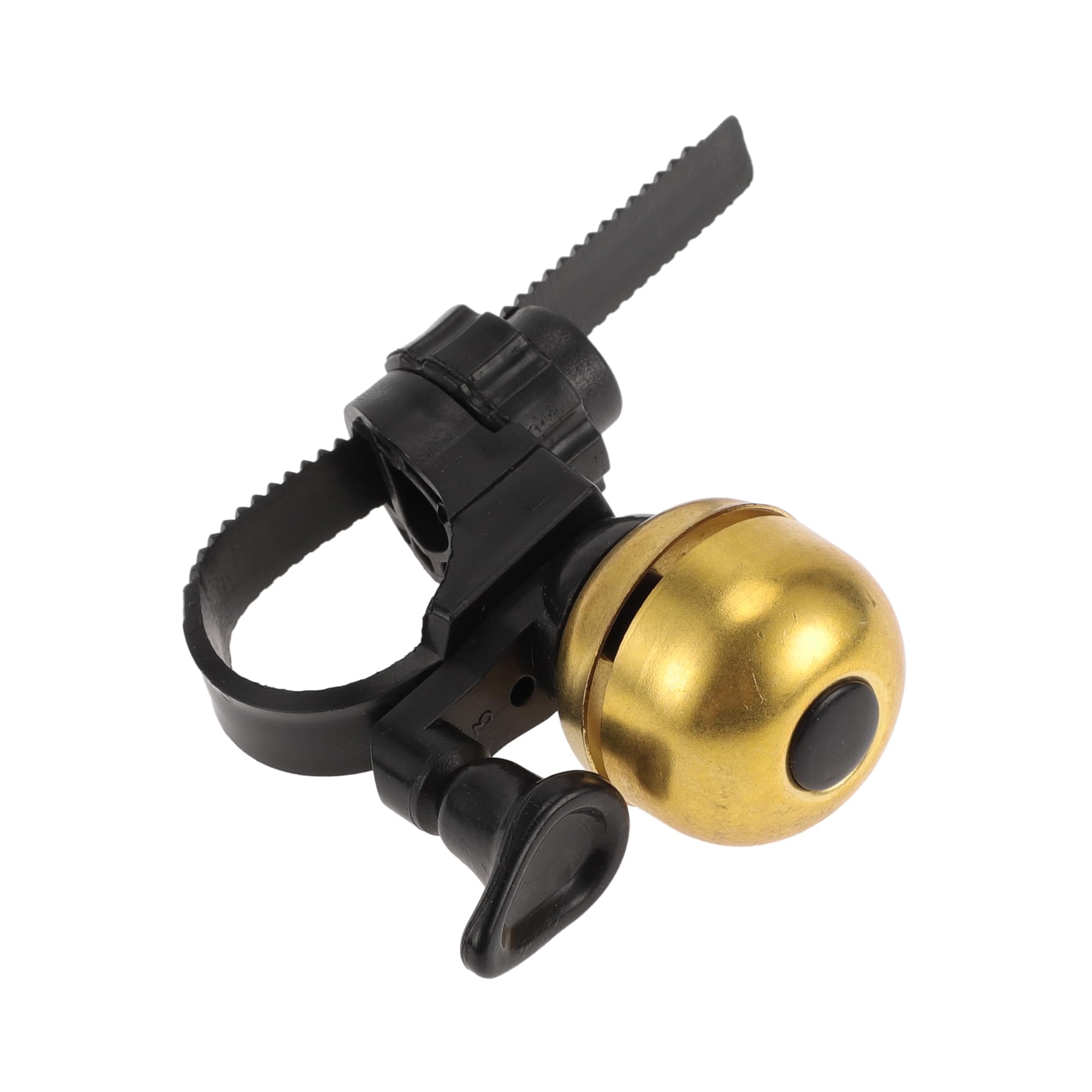 TUCKBOLD MTB Mountain Bike Road Bike Bicycle Trigger Bell Retro Crisp Ringing Quick Release Design Adjustable Cycling Handlebar Bell Gold Tone for Adults
