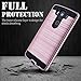 LG V10 Case,eTzone for LG V10 Heavy Duty Tough Rugged Dual Layer,Shock Absorption Armor Holster Defender Hybrid Protective TPU Case Cover+PC Case (V10 Rose Pink)