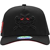 FERRETI – Culiacan FT102M – Original Snapback Hat – Trucker Mesh Cap – Adjustable Man and Woman – Panther Embroidered Design – Black