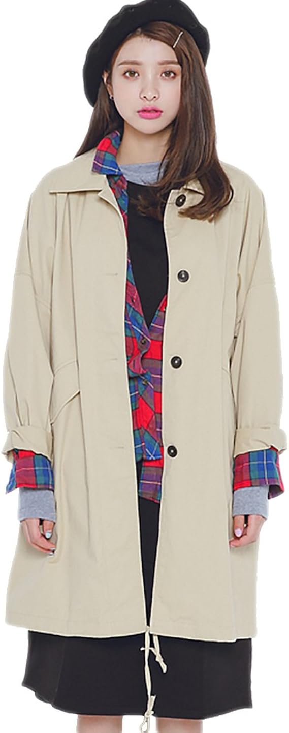 Amazon Halfrose 15秋 新 デザイン ダスターコート レディース ファッション シンプル 薄手 コート ジャケット カジュアル エレガント フェミニン ナチュラル 通勤 通学 ロング丈 シフォン フレア ロング 長袖 膝丈 かわいい 大人 きれいめ 上品 ゆったり コート