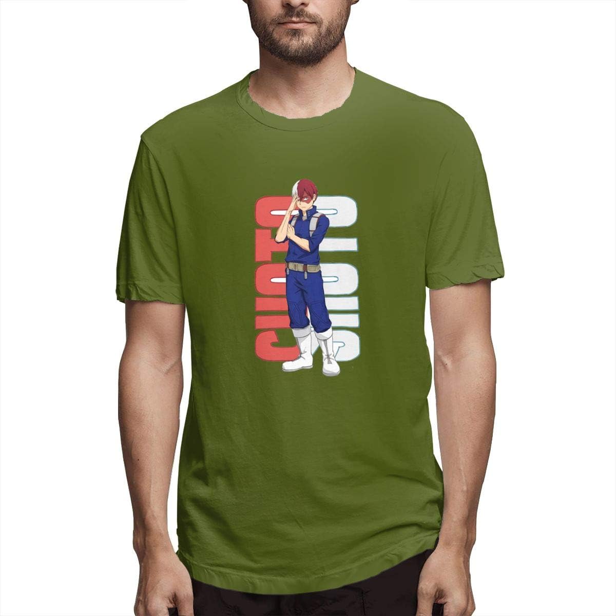 T Shirts with My Hero Academia Shouto Todoroki Shoto Boku No Hero for Man