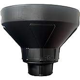 IPW Heavy Duty Commercial Funnel, Plastic, 4.5 in and, 6.5 in, U1007 | Large Spill Free Mouth, for Gas Tank, Transmission Fluid and Liquid, Filling Bottles and Water Tanks