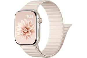 专利磁性运动硅胶表带兼容 Apple Watch 表带 40 毫米 38 毫米 41 毫米 44 毫米 45 毫米 42 毫米 49 毫米 女士男士软硅胶运动环带 适用于 iWatch 系列 11 10 9 8 7 6 5 4 3 2 1 SE Ul