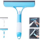 3 in 1 Spray Squeegee, WindowSqueegee with Spray, 3 in 1 WindowSqueegee Cleaning Scraper, Spray WindowSqueegee Cleaner with Spray Bottle for Car, Home, Kitchen Windows (Blue)