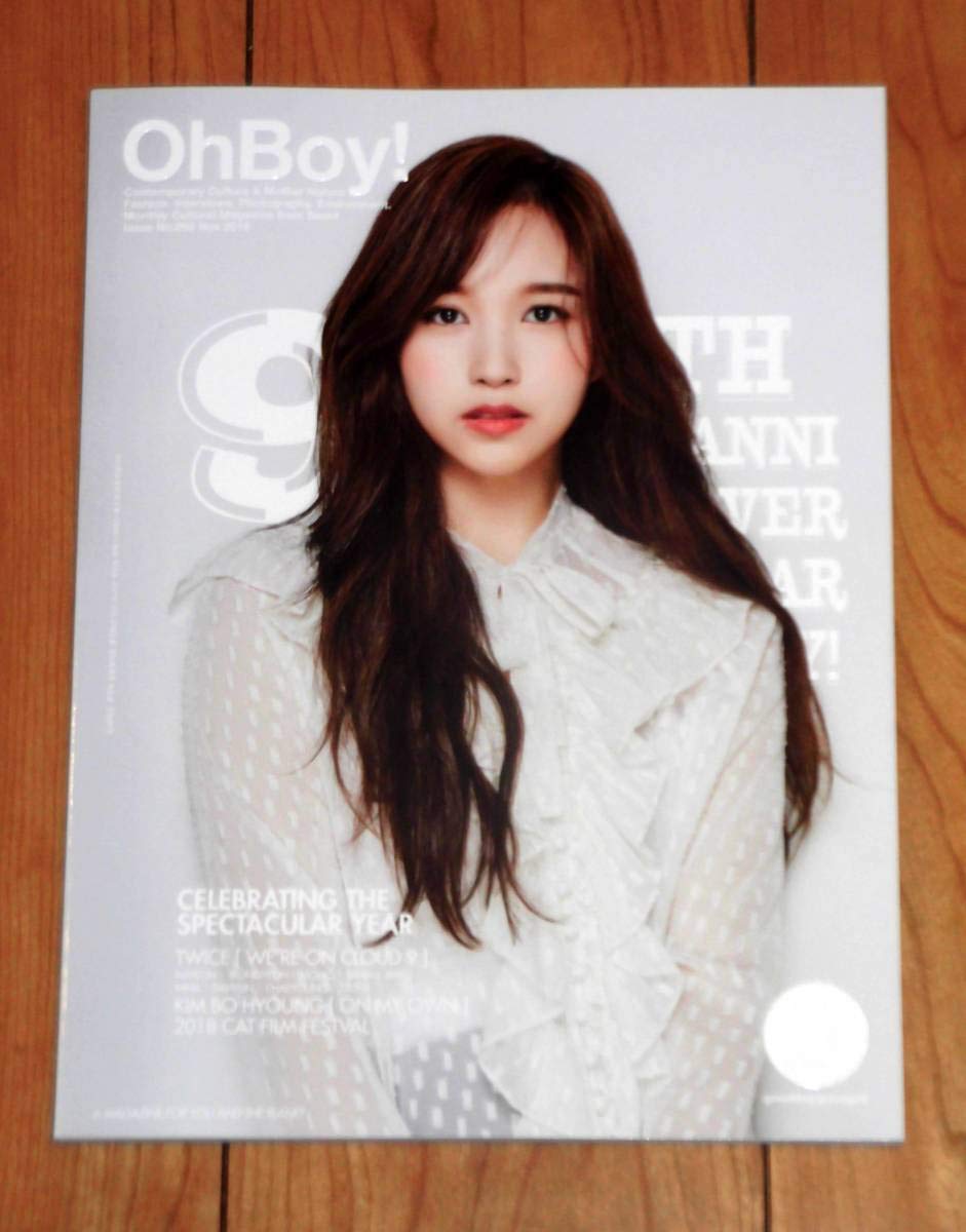 Twice 直筆サイン B07qgck87x Boy 表紙ミナver 韓国雑誌 Oh アイドル芸能人グッズ 再再販