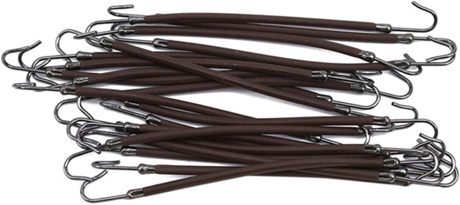 Flybloom 20 Pcs Creative Hair Hook Elastic Hook Hair Band Styling Ponytail Holder Hair Rope