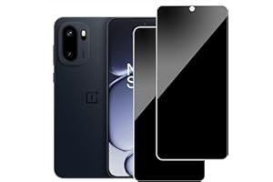 Murmure for OnePlus 15 Privacy Screen Protector, 2 Pack 9H Hardness High-Sensitivity Anti-Spy Tempered Glass 2.5D Rounded Edg