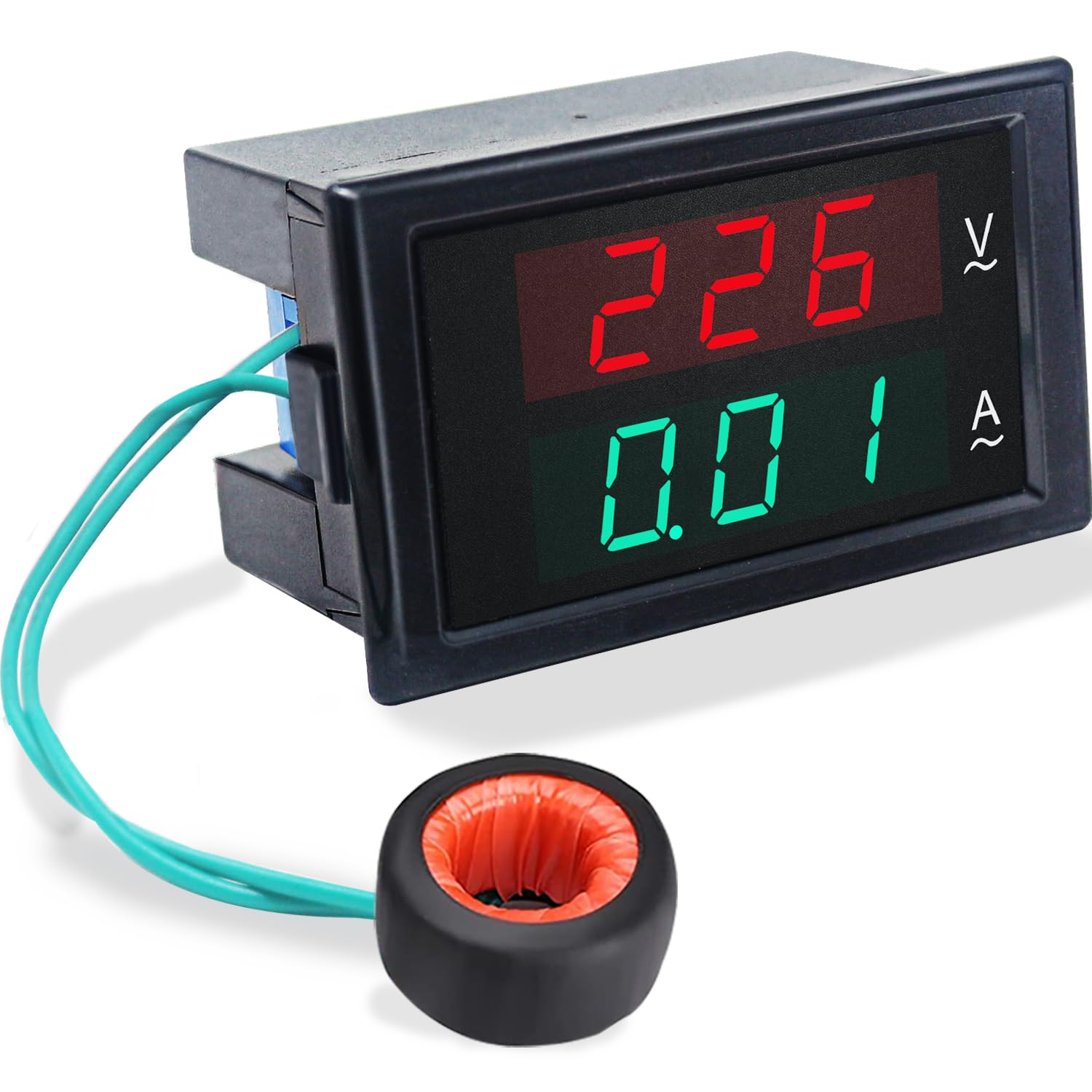 KETOTEK Digital Voltage Current Meter Panel AC 80-300V 100A Voltmeter Ammeter Volt Amp LED Display with Current Transformer