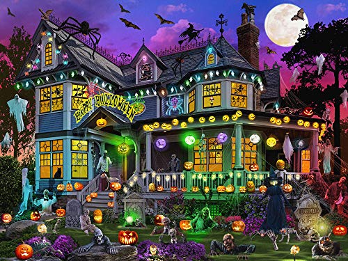 Vermont Christmas Company Halloween House Jigsaw Puzzle 550 Piece - 24