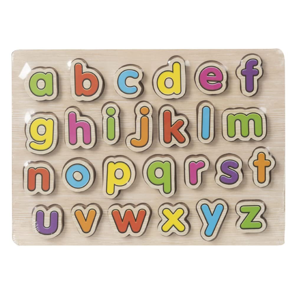 Wood Works Alphabet Chunky Wooden Early Learning Educational Puzzle For Children 18 Months + (1374990.00)