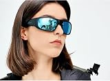 OhO sunshine Water Resistant Open Ear Bluetooth Sunglasses Blue Lens view 4