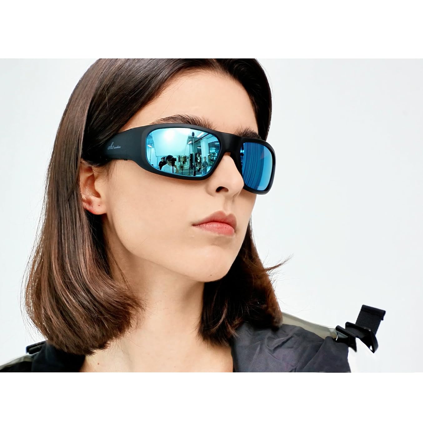 OhO Smart Glasses,Polarized Sunglasses with Bluetooth Speaker,Athletic/Outdoor UV Protection and Voice Control,Unisex