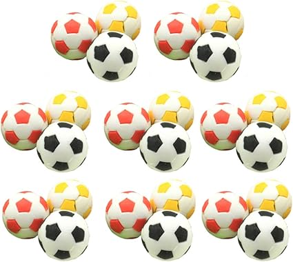 STOBOK miniaturas de fútbol 24pcs borradores de fútbol deporte de ...