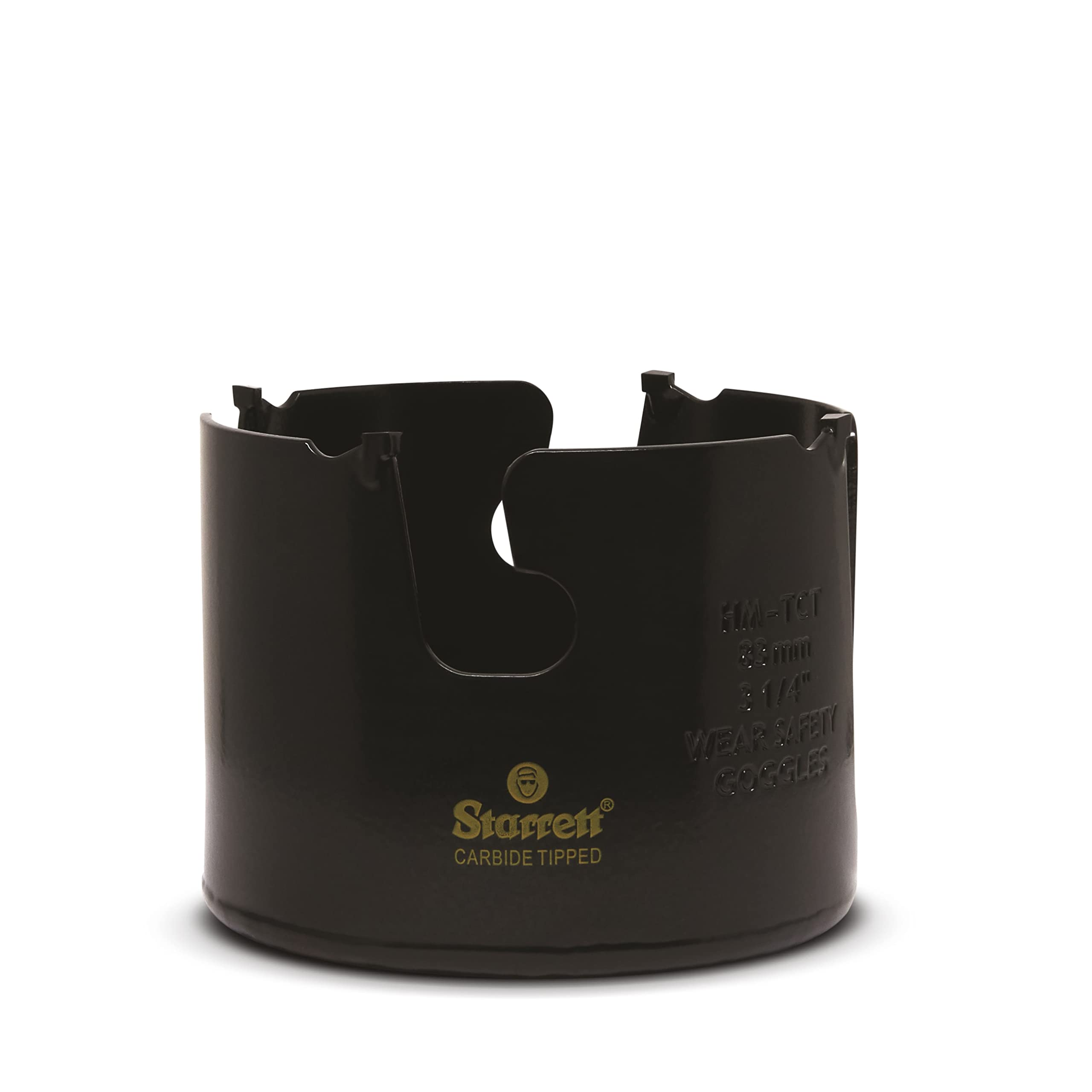 Starrett Tungsten Carbide Tipped Holesaw - MPH0314 Multi Purpose Cut TCT Hole Saw Cutter - For Wood MDF Plastics Ceramic Wall Tiles - 83mm