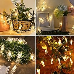 Twinkle Star 10 ft 20 LED Photo Clips String Lights