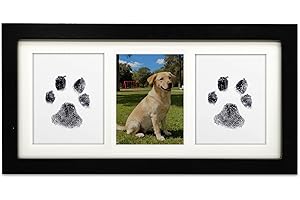GENERIC Paw Print kit for Dogs,Paw Print Set Suitable for Dogs and Cats,Equipped with Two Ink Pads Free of Stains,Cat/Pet Paw Print Impression Kit,Dog Paw Print kit Keepsake