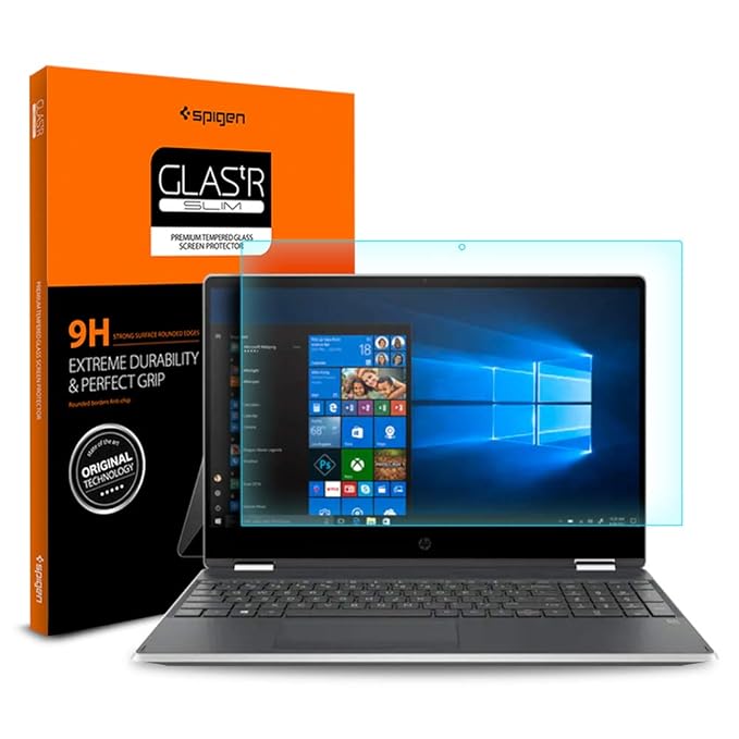 Spigen Tempered Glass Screen Protector Designed for HP Pavilion x360