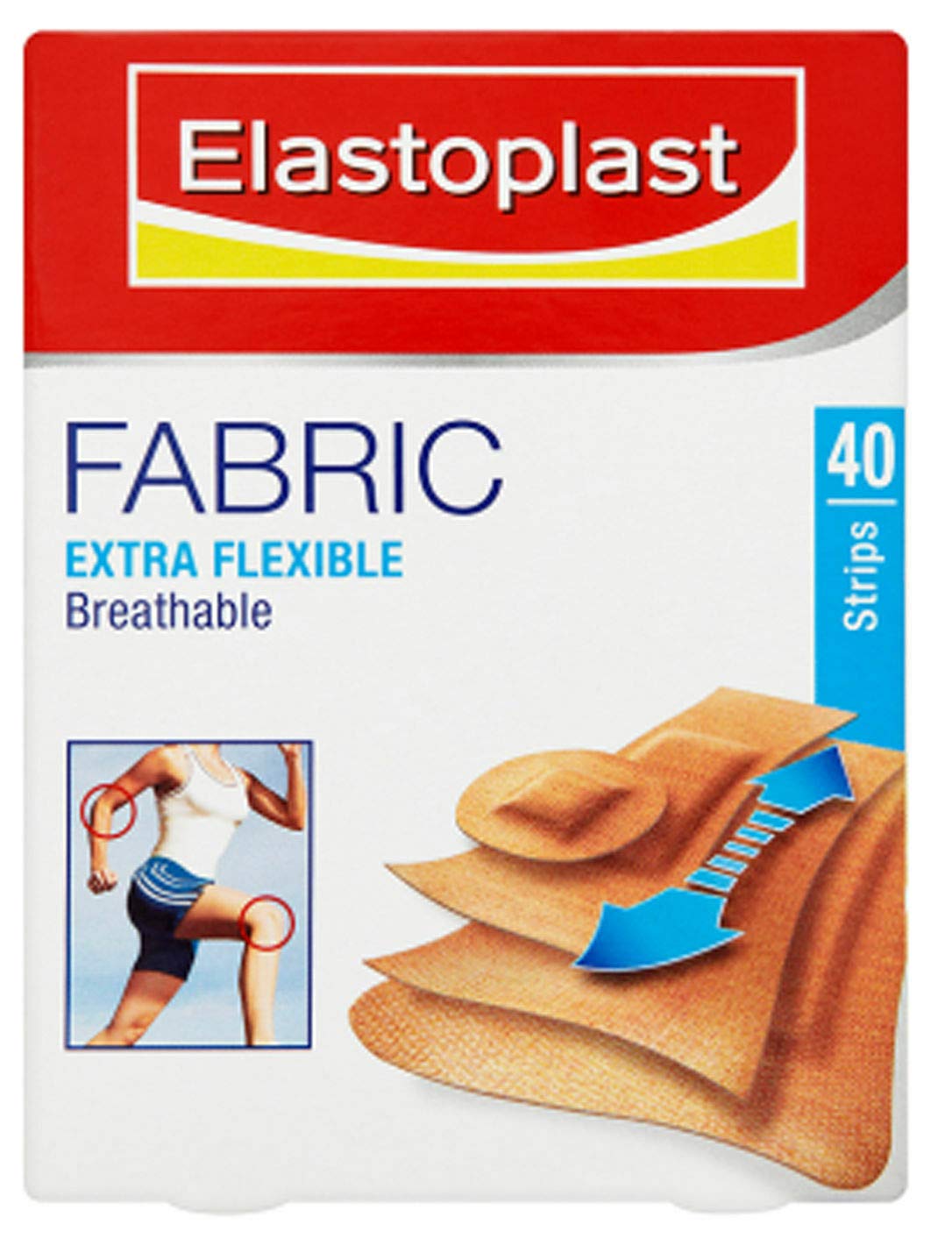 Elastoplast Plasters -Fabric - 40 (Assorted)-PACK OF 2