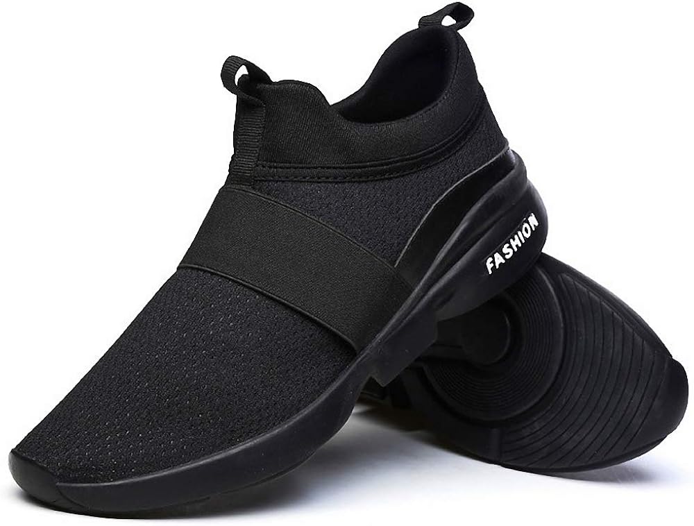 non leather black shoes