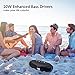 Moock Bluetooth Speakers: 20W Bass sound, IPX5 Waterproof, 24 Hours Playtimes, Portable Wireless Speaker with 4.2 HD Sound for Shower, Pool, Beach, Outdoor& Kitchen, Good Gift-Black