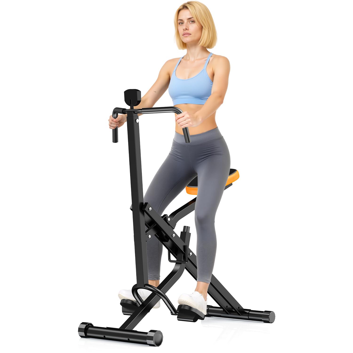Photo 1 of *** SIMILAR IMAGE***OWLSKY Squat Rowing Machine for Home Gym, Compact Foldable Squat Exercise Machine with LCD Monitor, Low-Impact Workout, Adjustable Seat, 350 LBS, Full-Body Fitness Equipment