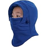 Azarxis Kids Children's Balaclava Hat Fleece Ski Face Mask Winter Cap Adjustable Double Neck Warmer