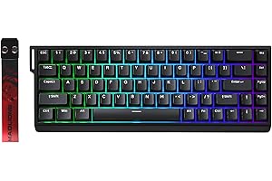YUNZII x MADLIONS MAD68 HE Rapid Trigger Wired Magnetic Mechanical Gaming Keyboard 60% Hall Effect Adjustable Actuation,PBT K