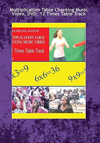 Multiplication Table Chanting Music Video 12 Times Table Track