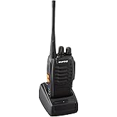 Baofeng 1pcs 888S Walkie Talkies 1500 mAh Batería recargable 3 miles with Earphone linterna LED de largo alcance