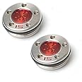 GOOACTION Golf Custom Putter Weights Red Lucky Clover Shamrock 2PCS (10g 15g 20g 35g) Compatible with Select Newport Studio California GoLo Futura X Series Putter Clubs