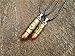 Gyand 2 PCS Faux Leather Adjustable Lover Couple Necklace With Bronze Bullets Charm Pendant Necklace For Him and Her ,Heart Lock and Key Couples Necklace for Men & Women