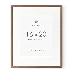 16x20 Picture Frame, Solid Oak 16 x 20 Picture