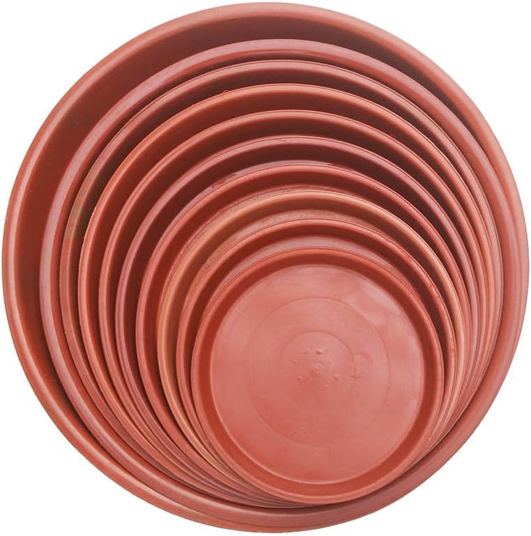 Yardwe 10 Pack Plant Pot Saucers 20cm - Image 4