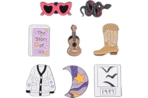 beyonday Creative Singer Enamel Pins with Velvet Bag, Lyrics Album Inspired Pins for Fans Concert Friendship Brooch Music Lapel Pins on Backpacks Clothes Jeans Hats Gifts for Enthusiasts Women Adults