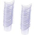 YouU 100 Pcs Non Sterile Disposable Plastic Eye Wash Cups Portable Disposable Measuring Cup 5ml Eye Flush Cleaning Cups Vials for Storage or First Aid Kit Use