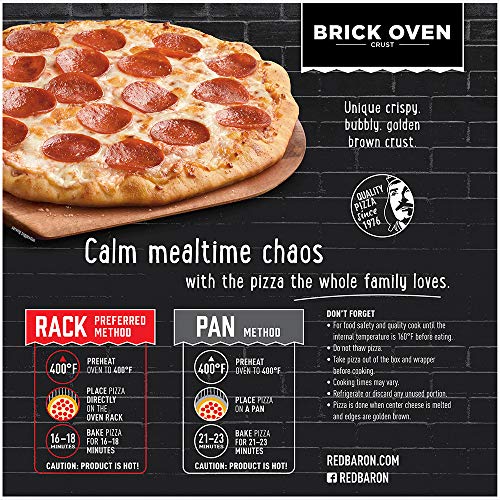 Red Baron Brick Oven Pepperoni Pizza, 17.89 oz (frozen)