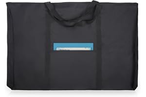 JJRING Dacron Light Weight Art Portfolio Tote Bag, 25'' x 37'' for 24'' x36'' Black Carrying Storage Case For Poster, Sketching, and Drawing