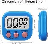 Kyzistn Digital Kitchen Timer 6 Pack Magnetic Countdown with Loud Alarm view 4