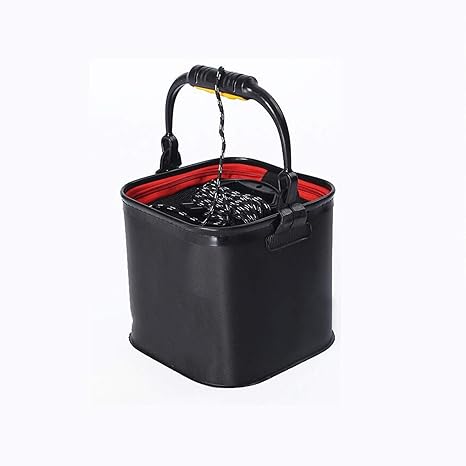 Amazon Co Jp 多目的釣りバケツ厚いeva折りたたみバケツ釣りバケツ スポーツ アウトドア