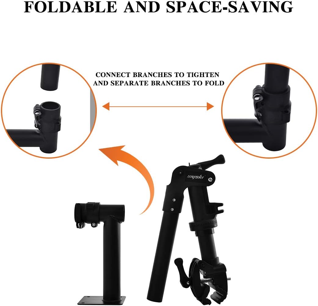 unisky Bike Repair Stand Wall Mount Bicycle Maintenance Workstand Foldable Rack with Rotating Head : Sports & Outdoors
