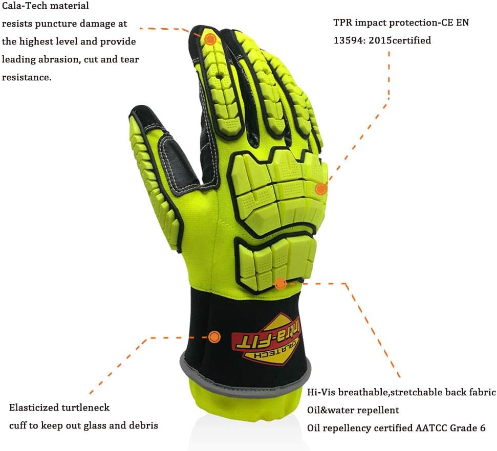 Intra-FIT Professional Rescue & Extrication Gloves, EN388 Certified (3X44EP) - Image 3