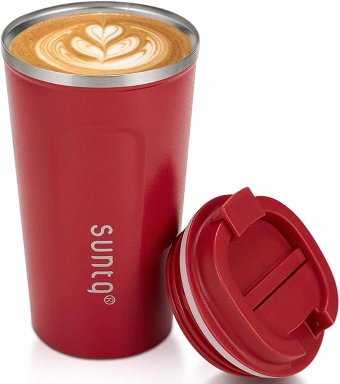 SUNTQ Reusable Coffee Cups Travel Coffee Travel Mug with Leakproof